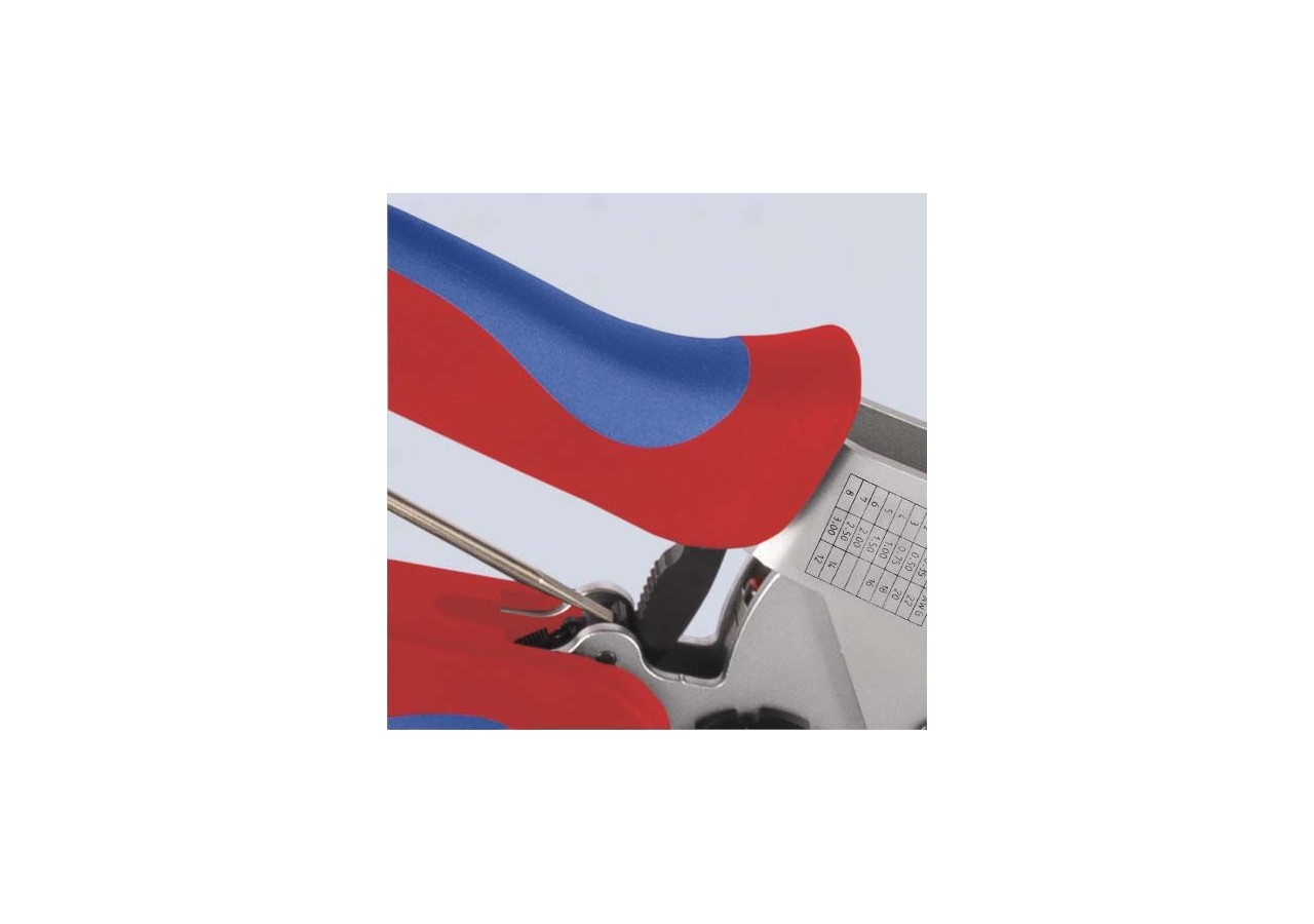 Pince à sertir 4/8 points pour contacts tournés série DT de TE Connectivity - Knipex - 975267DT