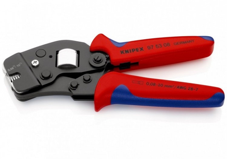 Pince à sertir automatique embouts de câble accès frontal 0,08 - 10mm2 - Knipex - 975308 2