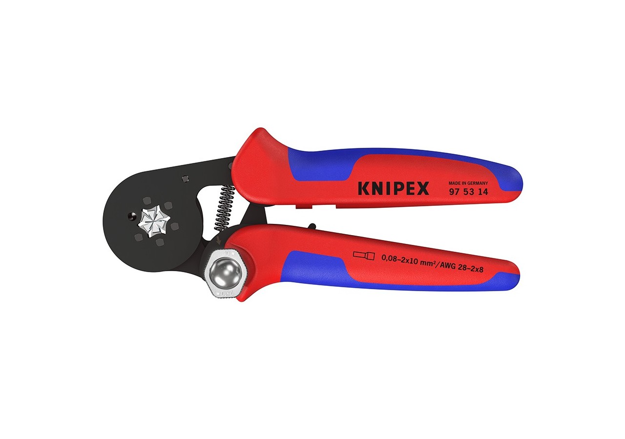Pince à sertir automatique embouts de câble accès latéral 0,08 - 10mm2 - Knipex - 975314
