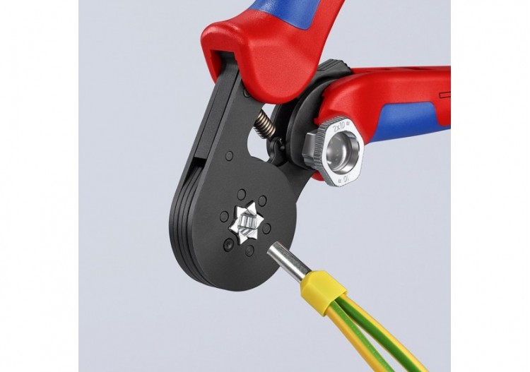 Pince à sertir automatique embouts de câble accès latéral 0,08 - 10mm2 - Knipex - 975314 2