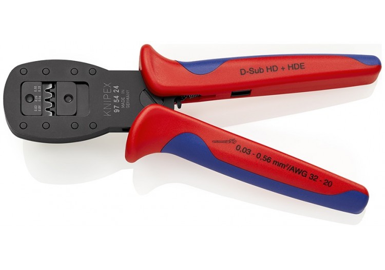 Pince à sertir micro-connecteur sertissage parallèle 190mm - - Knipex - 975424 2