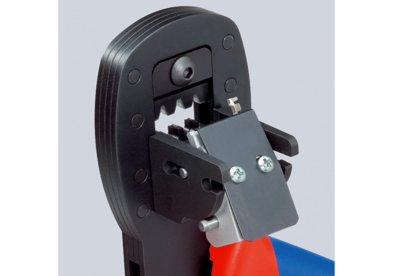 Pince à sertir micro-connecteur sertissage parallèle 190mm - - Knipex - 975424