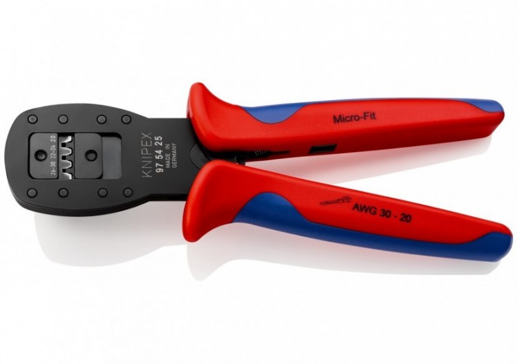 Pince à sertir pour Micro-Fit de Molex LLC sertissage parallèle 190mm - Knipex - 975425