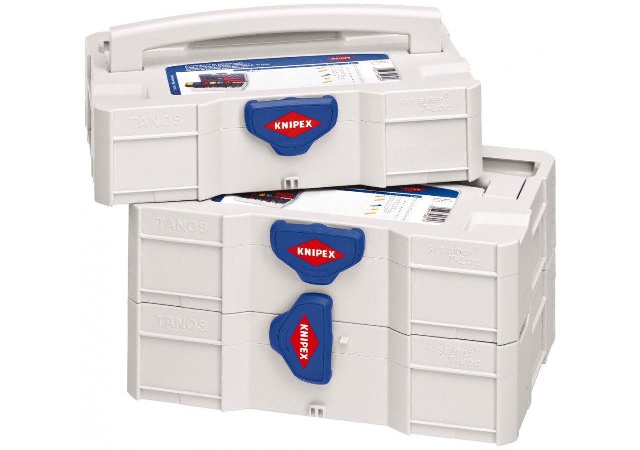 Coffret TANOS MINI-systainer® - Vide - 2 plateaux empilables - Knipex - 979000LE