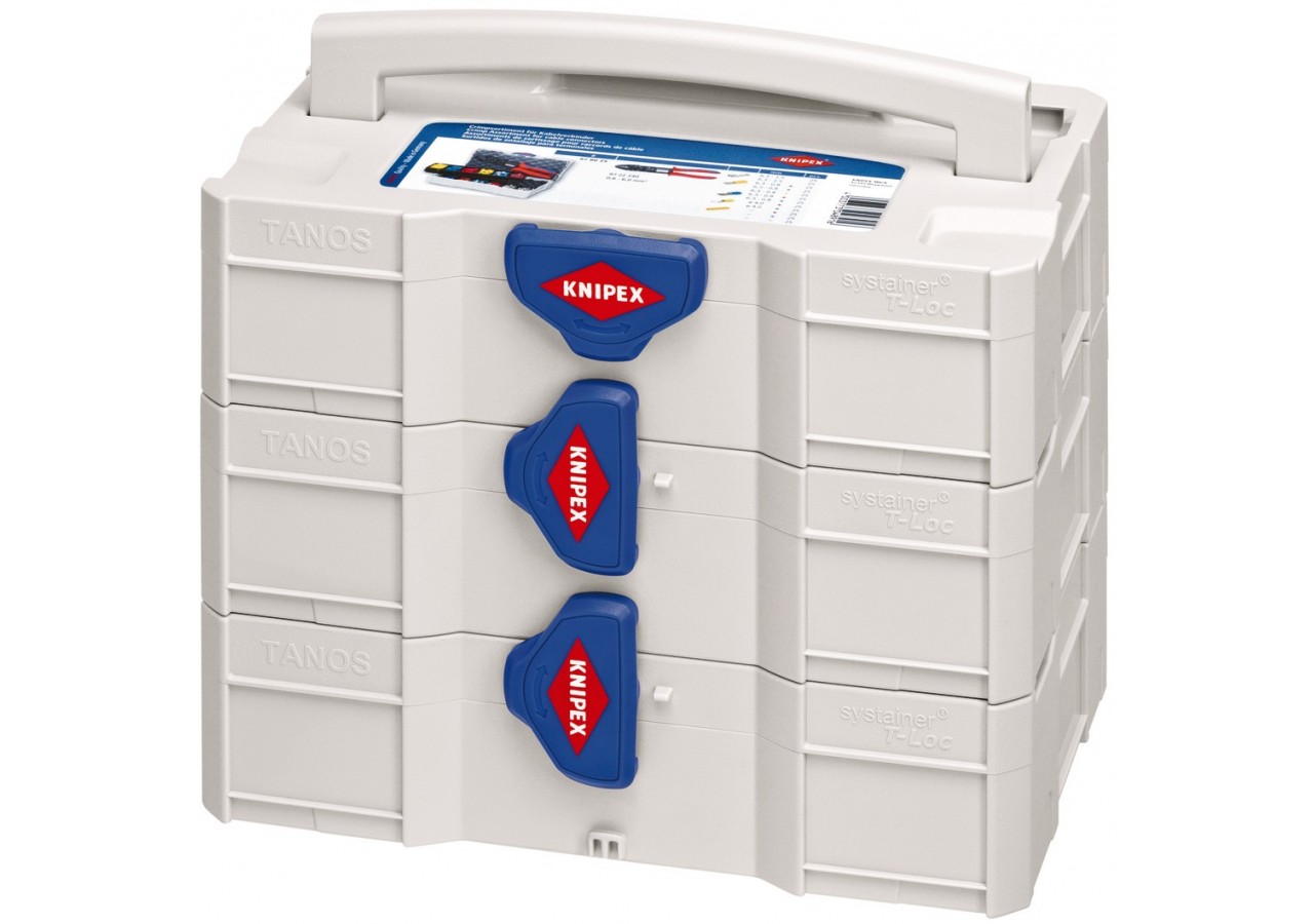 Coffret TANOS MINI-systainer® - Vide - 2 plateaux empilables - Knipex - 979000LE