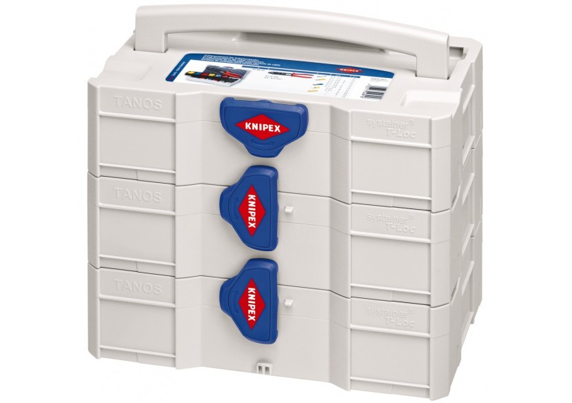 Coffret TANOS MINI-systainer® - Vide - 2 plateaux empilables - Knipex - 979000LE