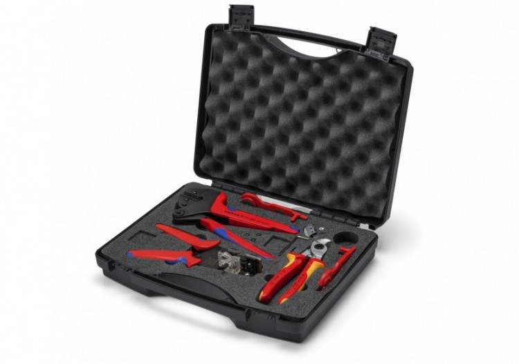 Mallette à outils photovoltaïques MC4 pour coupe, dénudage et sertissage - Knipex - 979104V02 2