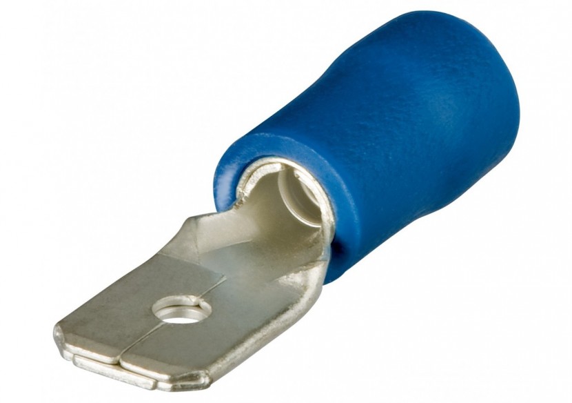 Cosses à languette isolées bleu 6,3 x 0,8mm / 1,5 - 2,5mm2 - 100 pièces - Knipex - 9799111