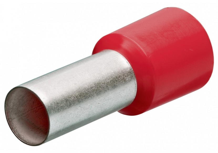 Embouts de câbles isolés rouge 1,0mm2 - longueur 14mm - 200 pièces - Knipex - 9799332