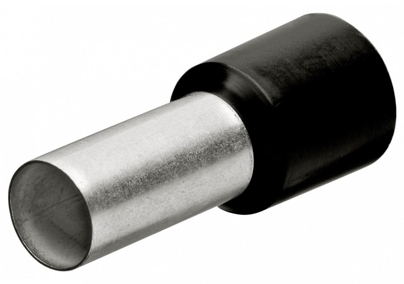 Embouts de câbles isolés noir 1,5mm2 - longueur 14mm - 200 pièces - Knipex - 9799333