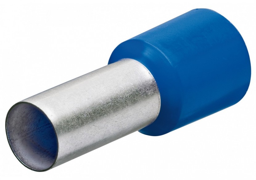 Embouts de câbles isolés bleu 2,5mm2 - longueur 14mm - 200 pièces - Knipex - 9799334