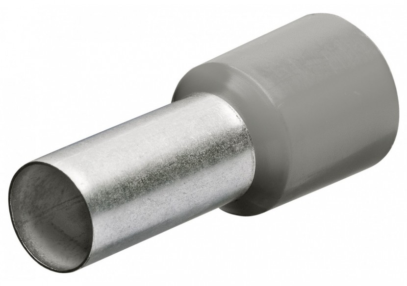 Embouts de câbles isolés gris 4,0mm2 - longueur 17mm - 200 pièces - Knipex - 9799335 Embouts de câbles isolés gris 4,0mm2 - longueur 17mm - 200 pièces - Knipex - 9799335