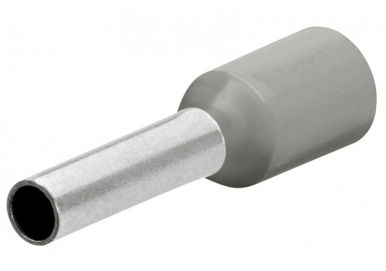 Embouts de câbles isolés gris 0,75mm2 - longueur 16mm - 200 pièces - Knipex - 9799351