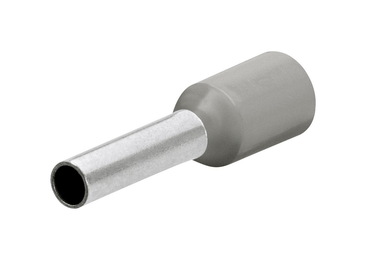 Embouts de câbles isolés gris 0,75mm2 - longueur 16mm - 200 pièces - Knipex - 9799351