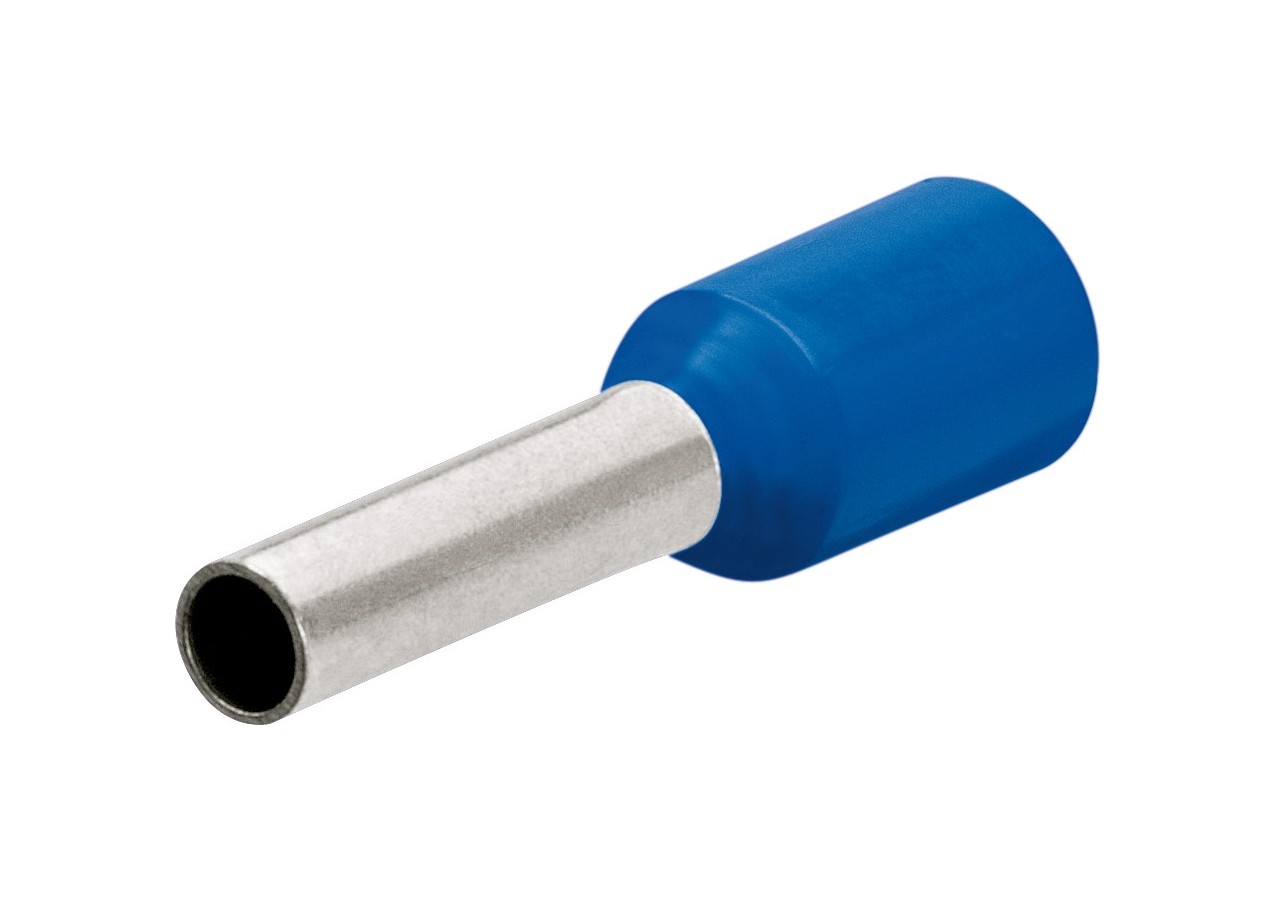 Embouts de câbles isolés bleu 2,5mm2 - longueur 16mm - 200 pièces - Knipex - 9799354