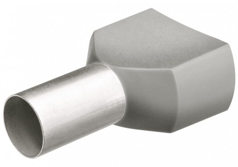 Embouts de câbles jumelés gris isolés 2 x 0,75mm2 - 200 pièces - Knipex - 9799371 Embouts de câbles jumelés gris isolés 2 x 0,75mm2 - 200 pièces - Knipex - 9799371