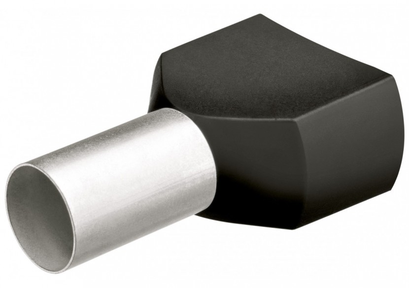 Embouts de câbles jumelés noir isolés 2 x 1,5mm2 - 200 pièces - Knipex - 9799373