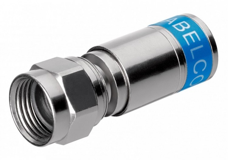 Fiches F de compression à sertir pour câble coaxial Ø 7mm - 10 pièces - Knipex - 9799500