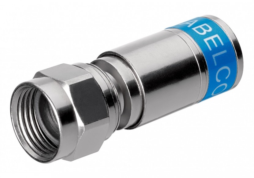 Fiches F de compression à sertir pour câble coaxial Ø 7mm - 10 pièces - Knipex - 9799500