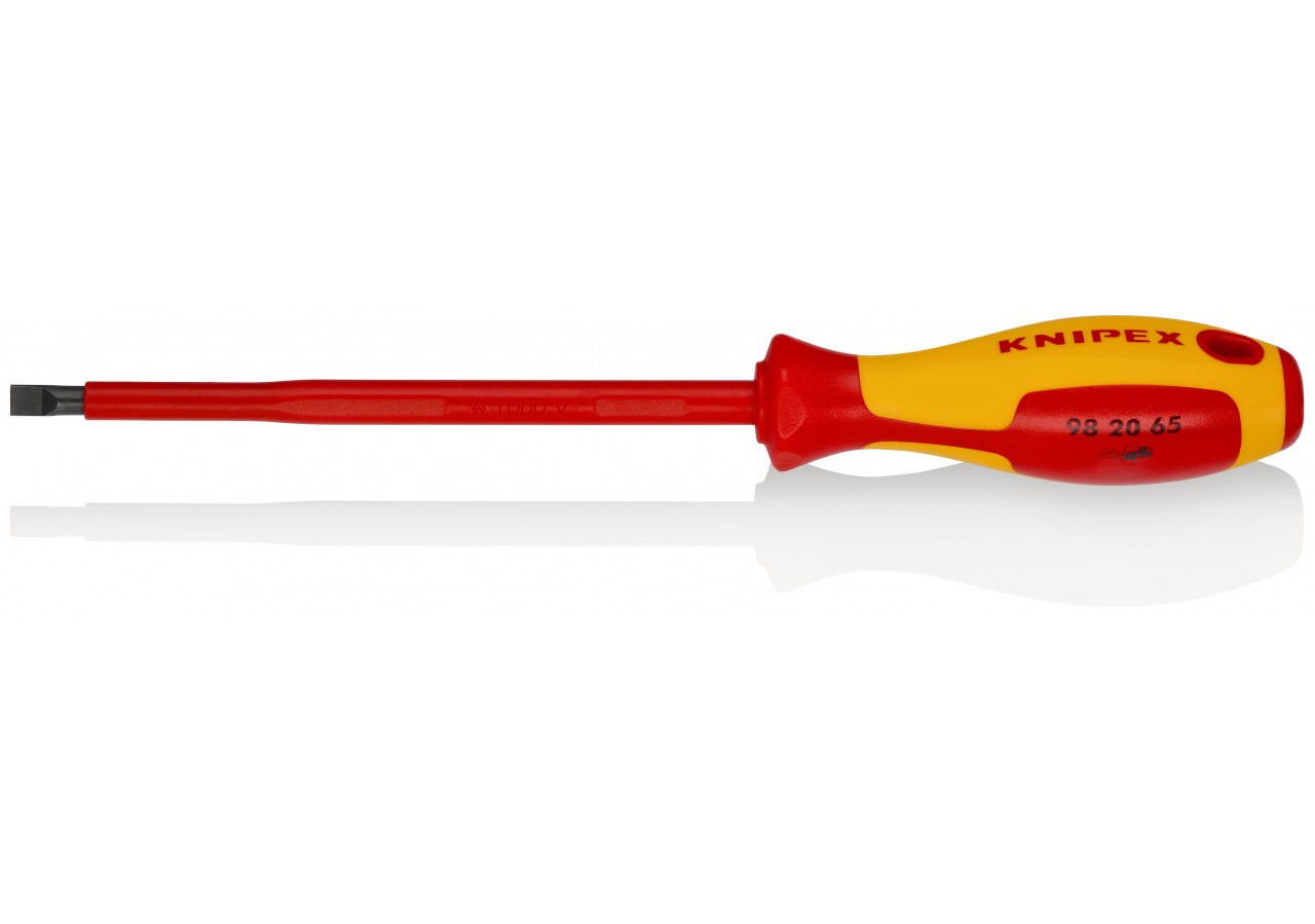 Tournevis plat - 6,5mm - Isolé 1000V - Longueur lame 150mm - Knipex - 982065