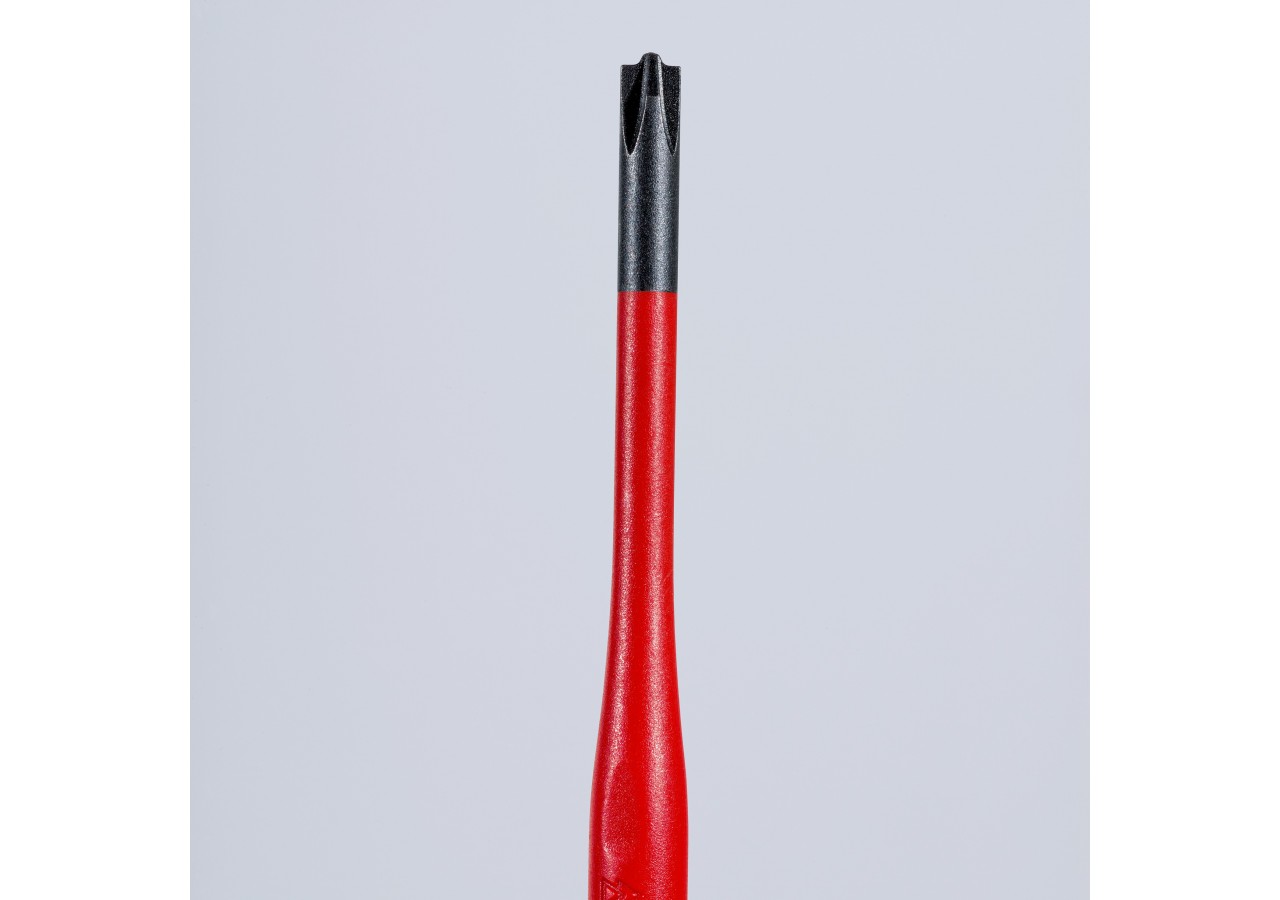 Tournevis Slim PlusMinus cruciforme - PH/S 1 - Isolé 1000V - Longueur lame 80mm - Knipex - 982401SLS