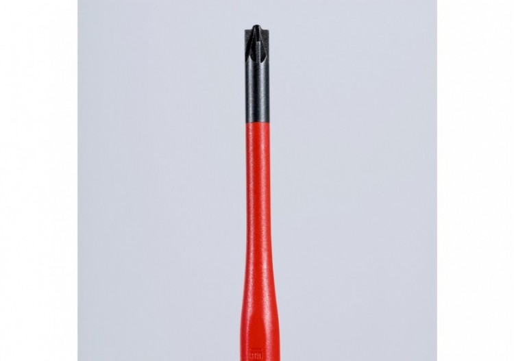 Tournevis Slim PlusMinus cruciforme - PZ/S 1 - Isolé 1000V - Longueur lame 80mm - Knipex - 982501SLS 2