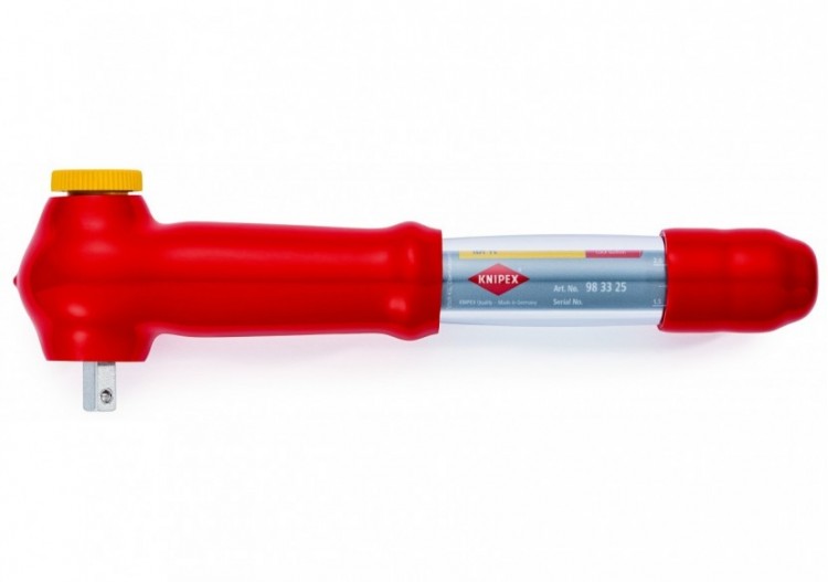 Clé dynamométrique réversible 290mm - Carré mâle 3/8" - Isolée 1000V - 5 à 25Nm - Knipex - 983325 2