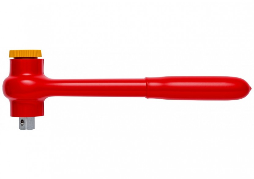 Clé à cliquet réversible 265mm - Carré mâle 1/2" Isolée 1000V Verrouillage vissé - Knipex - 9842