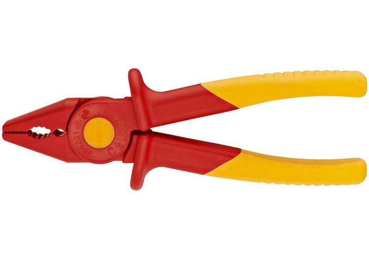 Pince de préhension universelle en plastique - 180mm - Isolée 1000V - Knipex - 986201