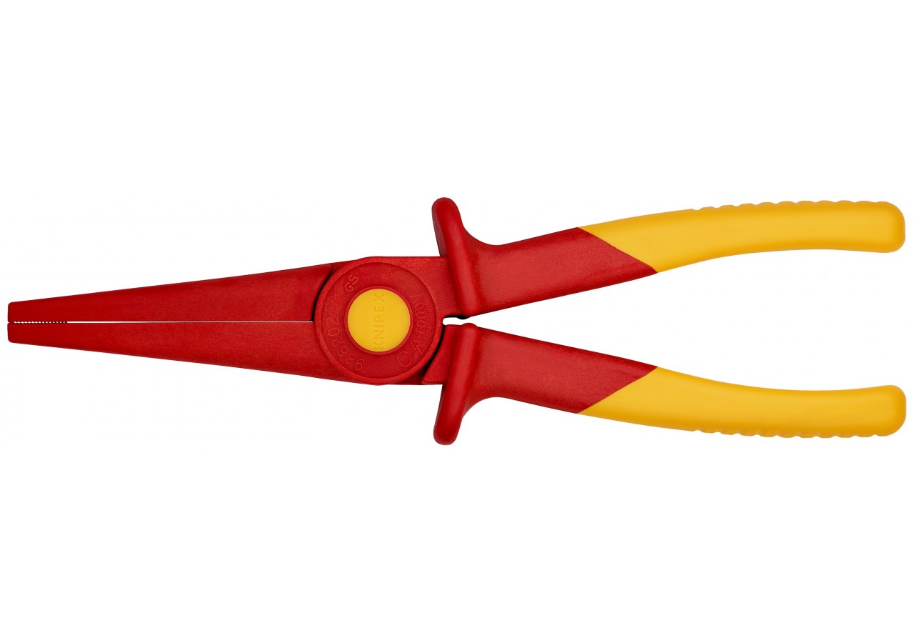 Pince de préhension demi-ronde en plastique - 220mm - Isolée 1000V - Knipex - 986202