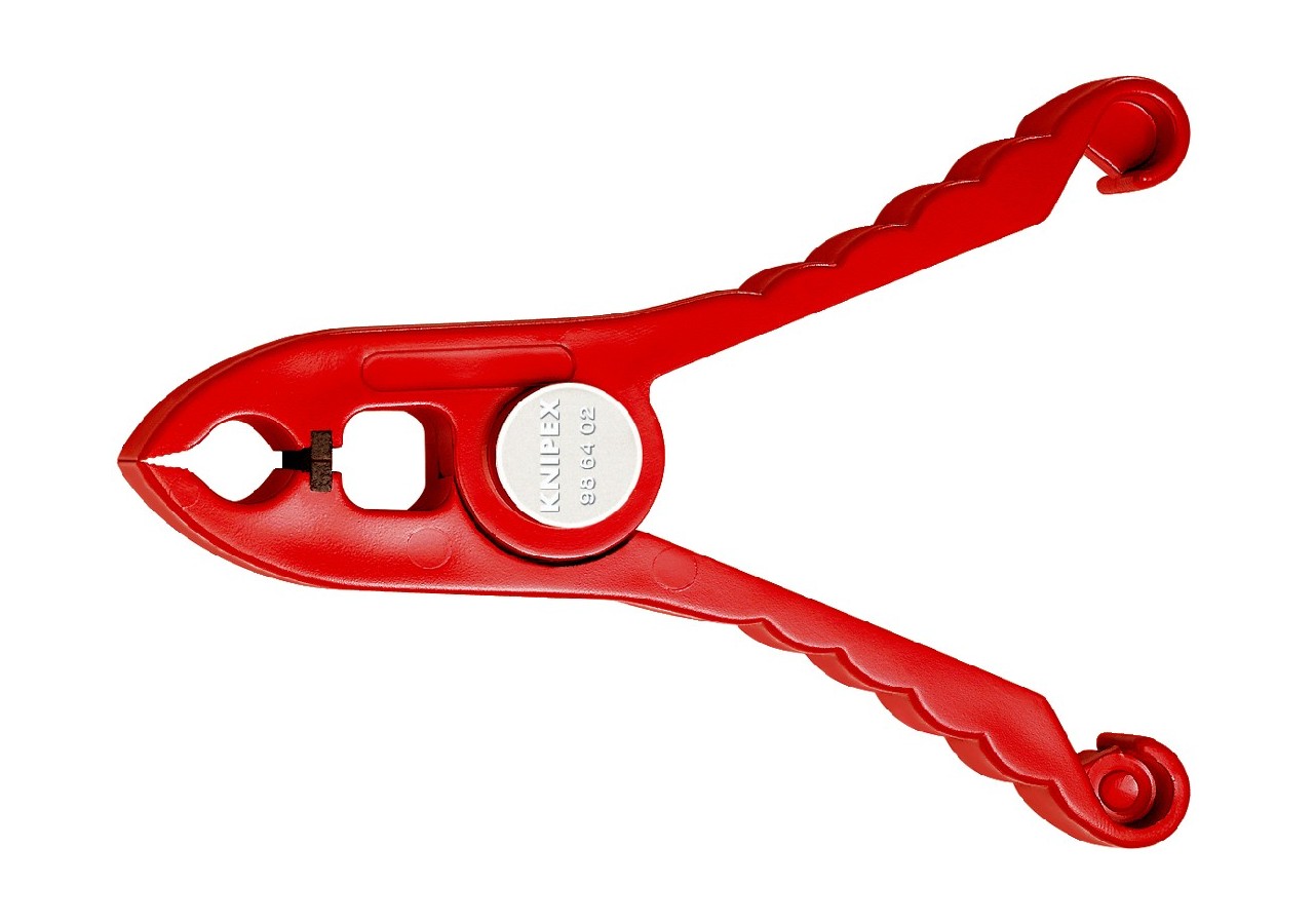 Agrafe en plastique de fixation de nappes isolantes avec ressort - Isolée 1000V - Knipex - 986402