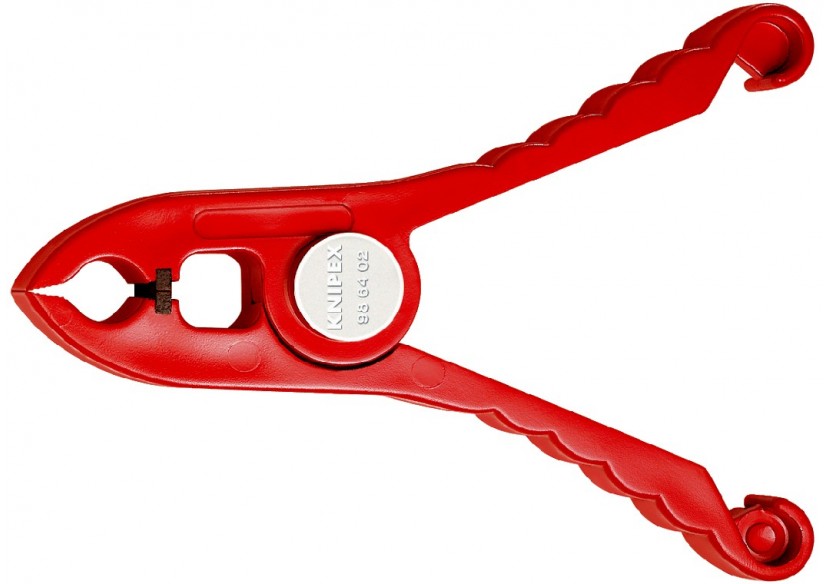 Agrafe en plastique de fixation de nappes isolantes avec ressort - Isolée 1000V - Knipex - 986402