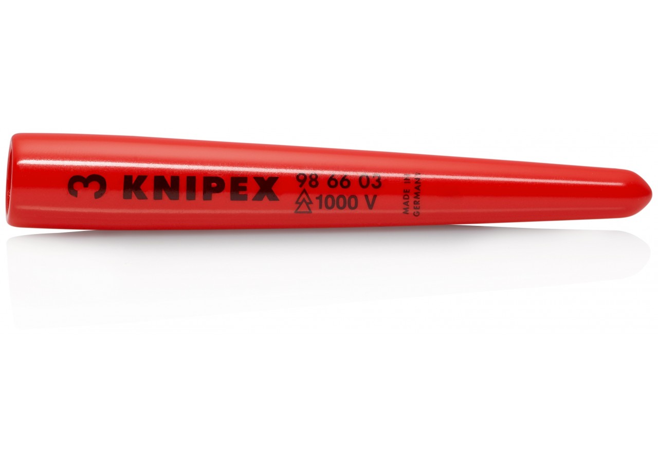 Embout de sécurité conique autobloquant - Indice de conducteur 3 - Isolé 1000V - Knipex - 986603