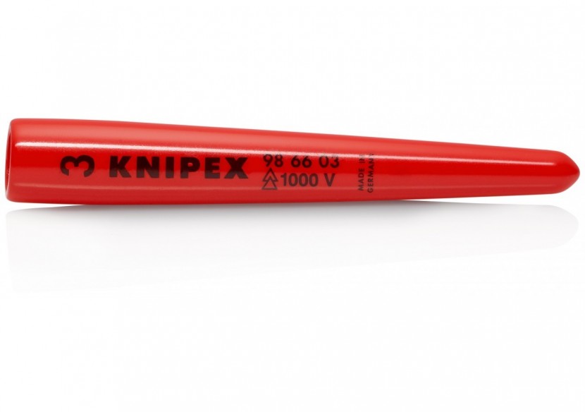 Embout de sécurité conique autobloquant - Indice de conducteur 3 - Isolé 1000V - Knipex - 986603