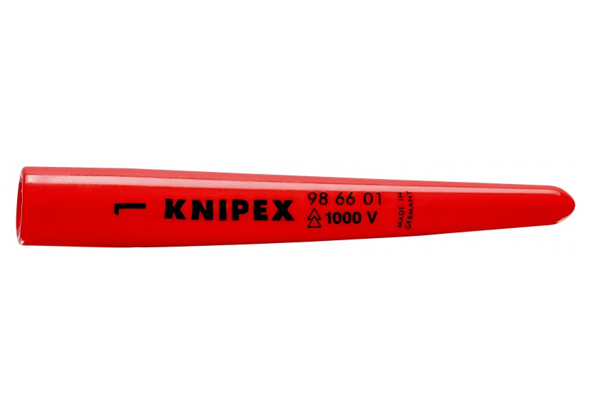 Embout de sécurité conique autobloquant 10mm - Longueur 80mm - Isolé 1000V - Knipex - 986610