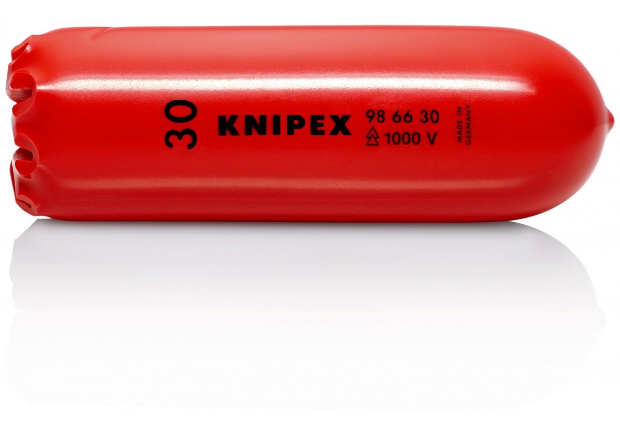 Embout de sécurité conique autobloquant 30mm - Longueur 110mm - Isolé 1000V - Knipex - 986630