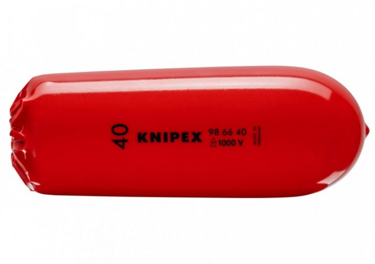 Embout de sécurité conique autobloquant 40mm - Longueur 130mm - Isolé 1000V - Knipex - 986640