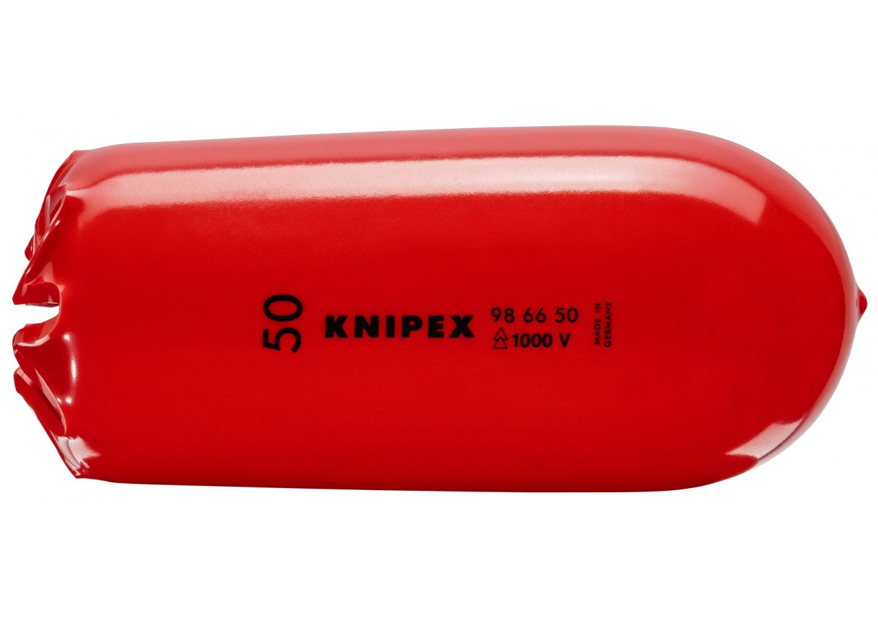 Embout de sécurité conique autobloquant 50mm- Longueur 130mm - Isolé 1000V - Knipex - 986650