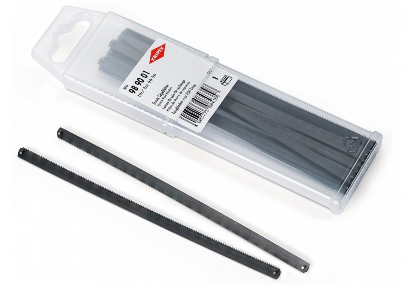 Lame de scie pour scie PUK® 98 90 - Pour métal et bois - 25 dents par pouce - Knipex - 989001
