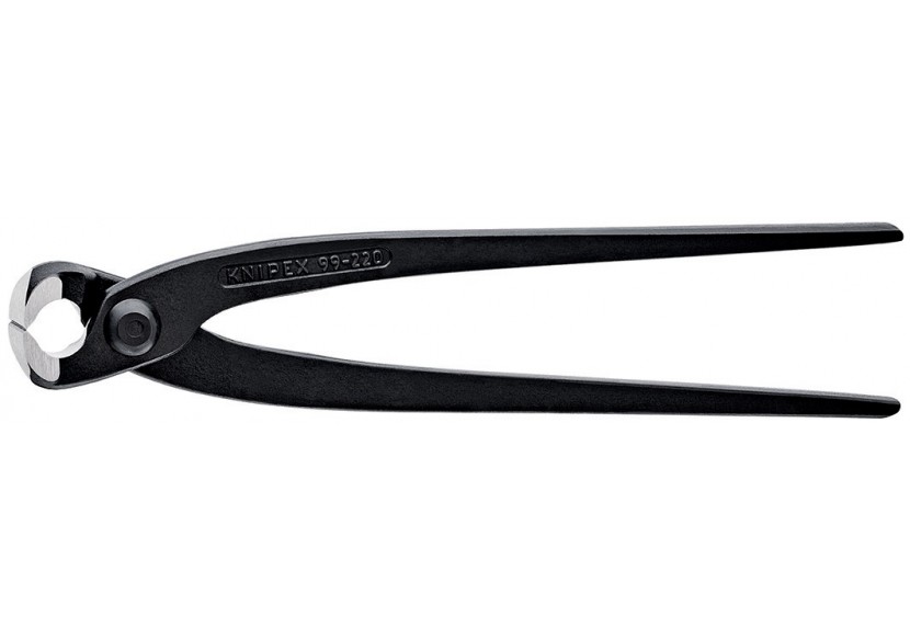 Tenaille russe 220mm noire - Tête polie - Capacité de coupe 2,4mm - Knipex - 9900220 Tenaille russe 220mm noire - Tête polie - Capacité de coupe 2,4mm - Knipex - 9900220