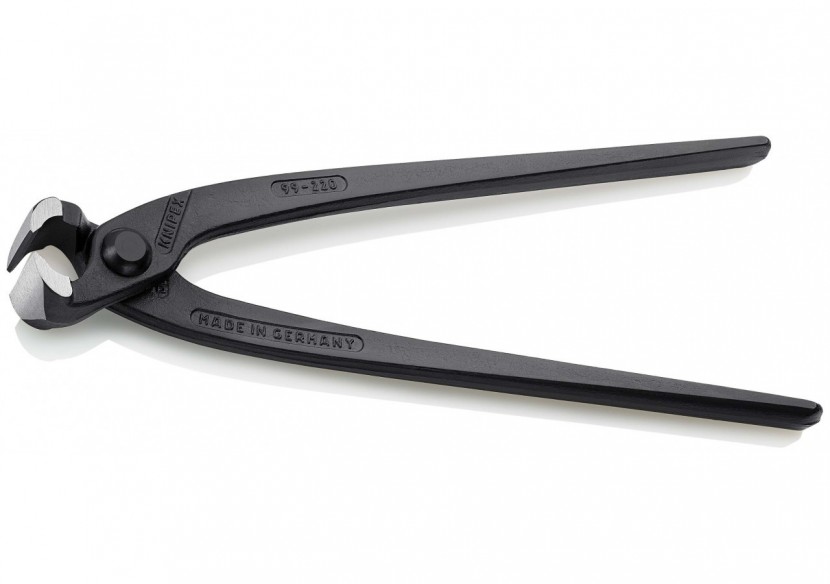 Tenaille russe 220mm noire - Tête polie - Capacité de coupe 2,4mm - Knipex - 9900220 Tenaille russe 220mm noire - Tête polie - Capacité de coupe 2,4mm - Knipex - 9900220