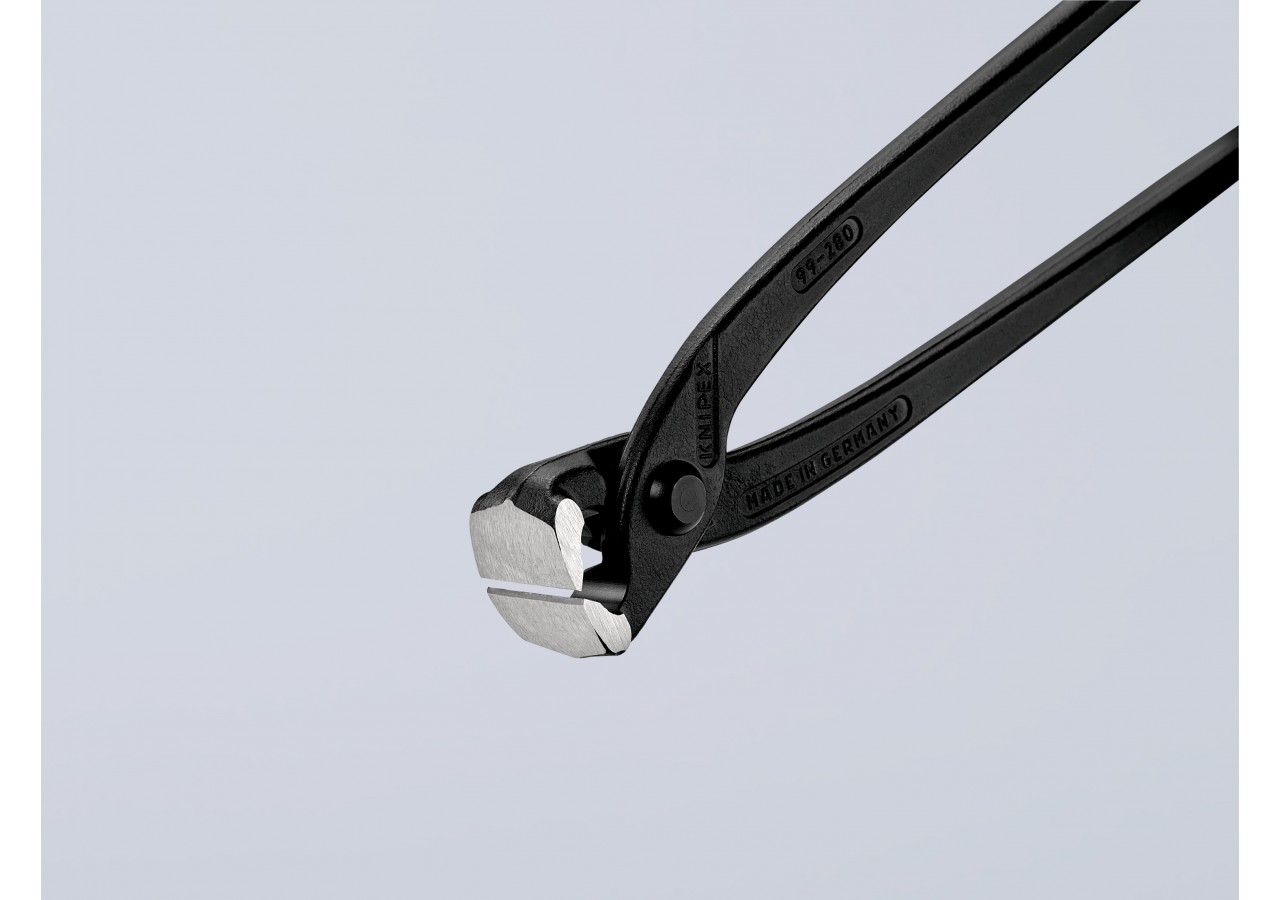 Tenaille russe 280mm noire - Tête polie - Capacité de coupe 2,8mm - Knipex - 9900280