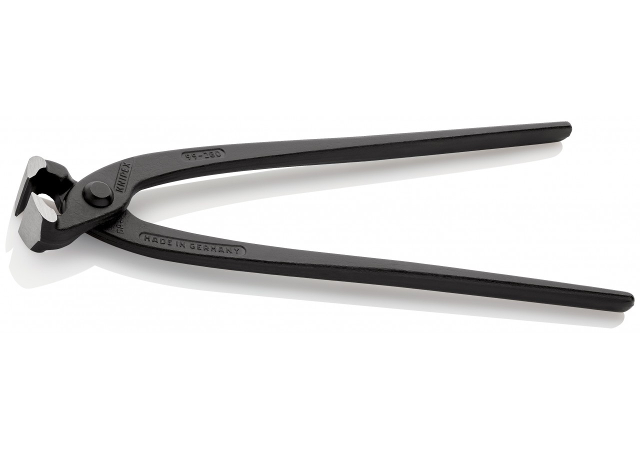 Tenaille russe 280mm noire - Tête polie - Capacité de coupe 2,8mm - Knipex - 9900280