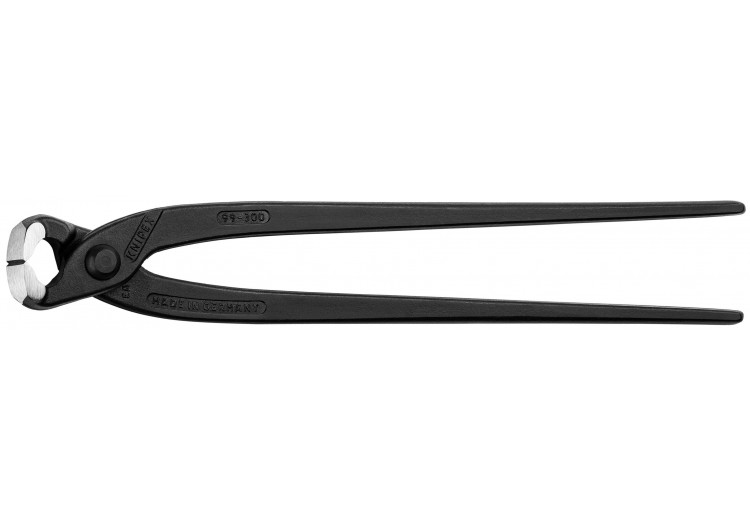 Tenaille russe 300mm noire - Tête polie - Capacité de coupe 3,1mm - Knipex - 9900300