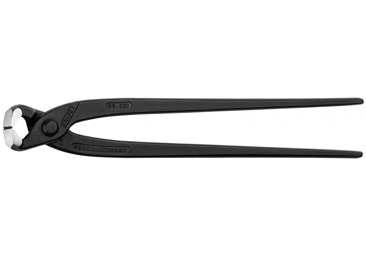 Tenaille russe 300mm noire - Tête polie - Capacité de coupe 3,1mm - Knipex - 9900300