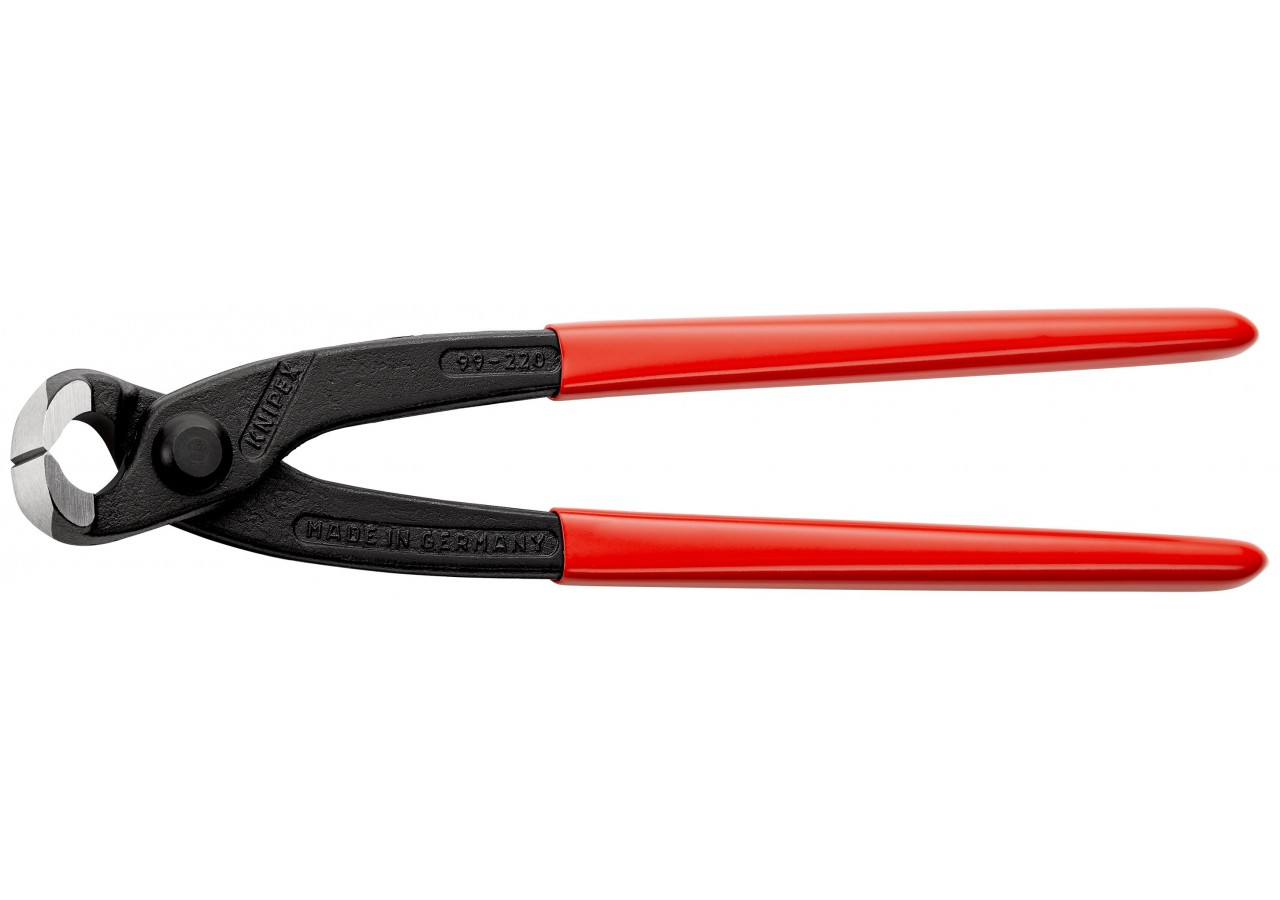 Tenaille russe 220mm - Gainée PVC - Tête polie - Capacité 2,4mm - Knipex - 9901220