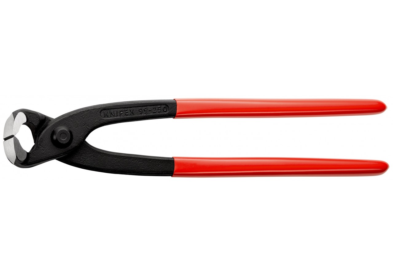 Tenaille russe 250mm - Gainée PVC - Tête polie - Capacité 2,4mm - Knipex - 9901250