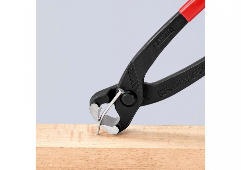 Tenaille russe 280mm - Gainée PVC - Tête polie - Capacité 2,8mm - Knipex - 9901280