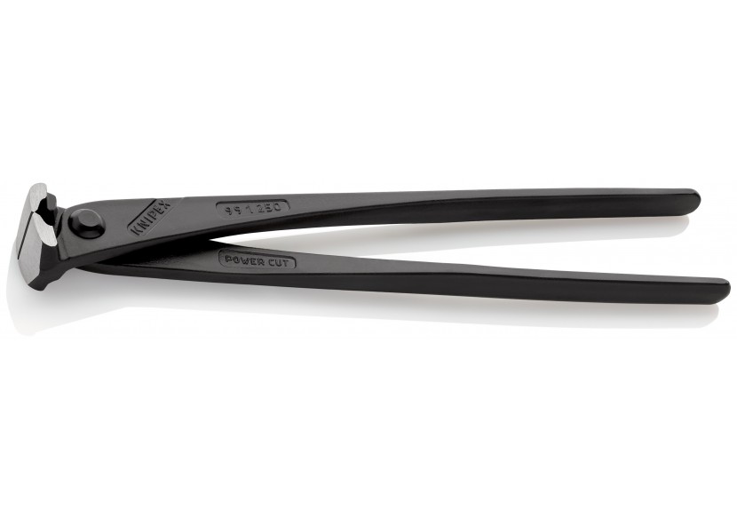 Tenaille russe 250mm démultipliée noire - Tête polie - Capacité 3,3mm - Knipex - 9910250