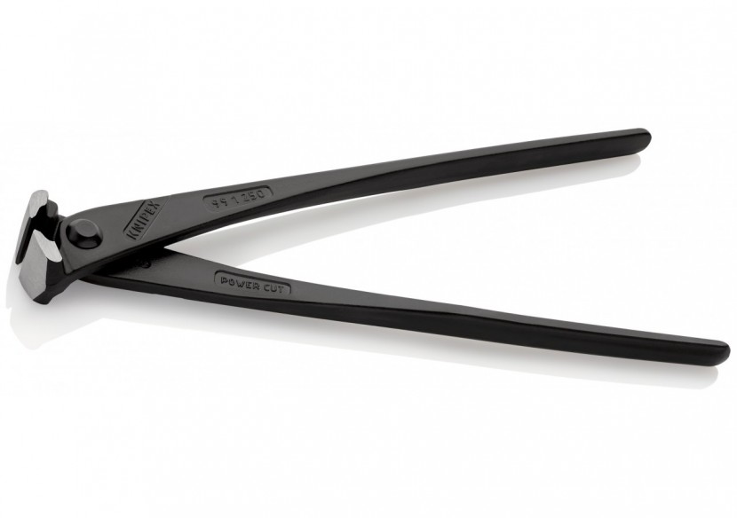 Tenaille russe 250mm démultipliée noire - Tête polie - Capacité 3,3mm - Knipex - 9910250